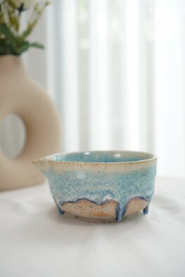 ถ้วยชงมัทฉะเซรามิก Chawan ลายธรรมชาติ