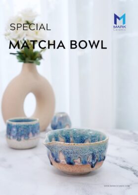ถ้วยชงมัทฉะสีฟ้า Matcha Bowl เซรามิก