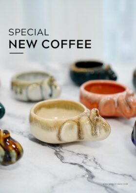 ถ้วยกาแฟเอสเปรสโซ่ช้าง เซรามิก
