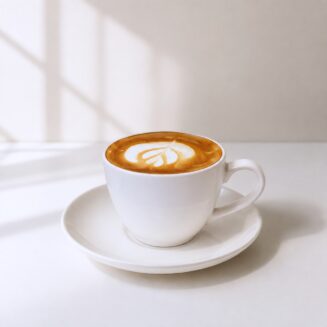 ถ้วยกาแฟเซรามิคพร้อมจานรอง รุ่น CE-004